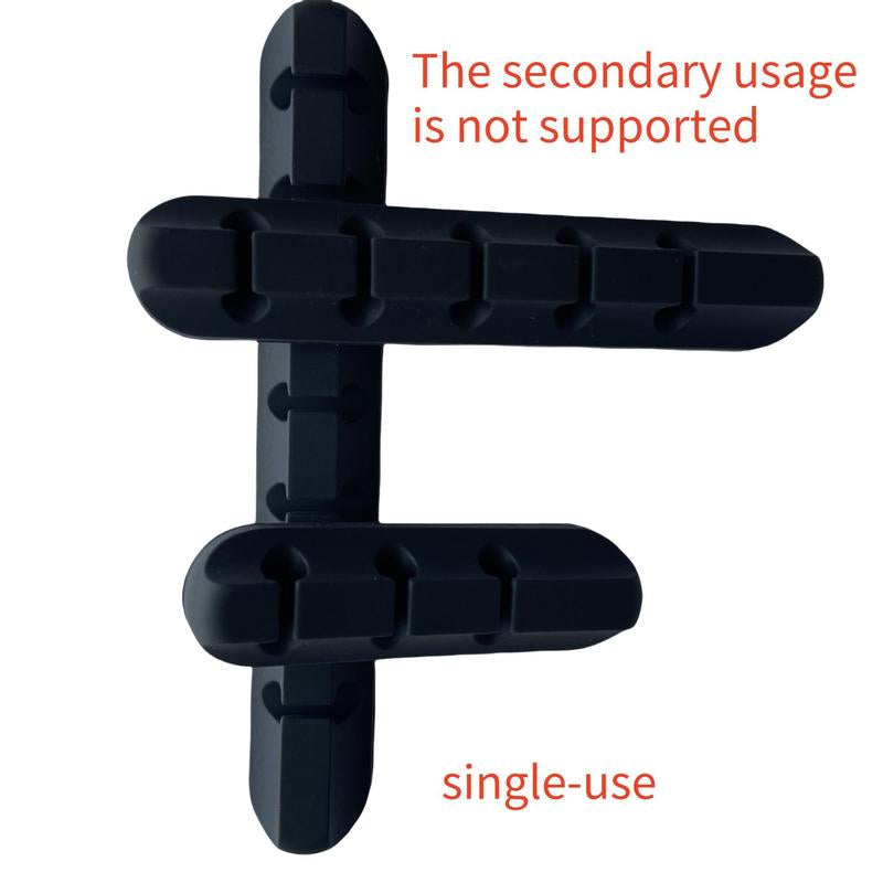 Desktop Cable Management Holder, 1 Set Silicone Cable Organizer, Cable Management Clip, Desk Organizer for Home Office, Office Accessories