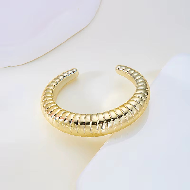 Pulseras irregulares de moda para mujer, brazalete de plástico con personalidad , joyería de moda.