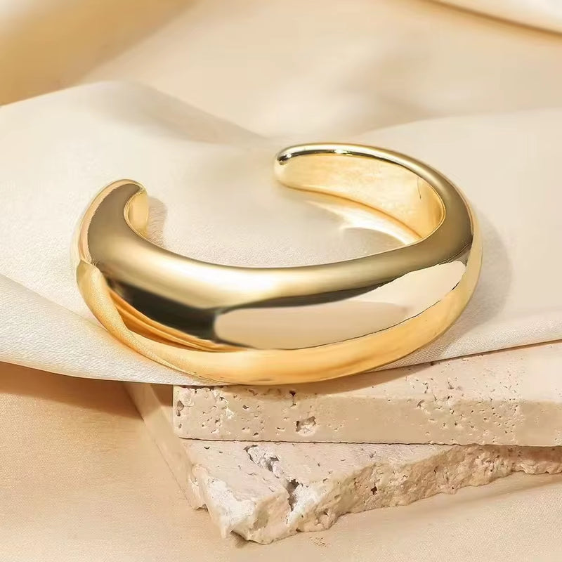 Pulseras irregulares de moda para mujer, brazalete de plástico con personalidad , joyería de moda.