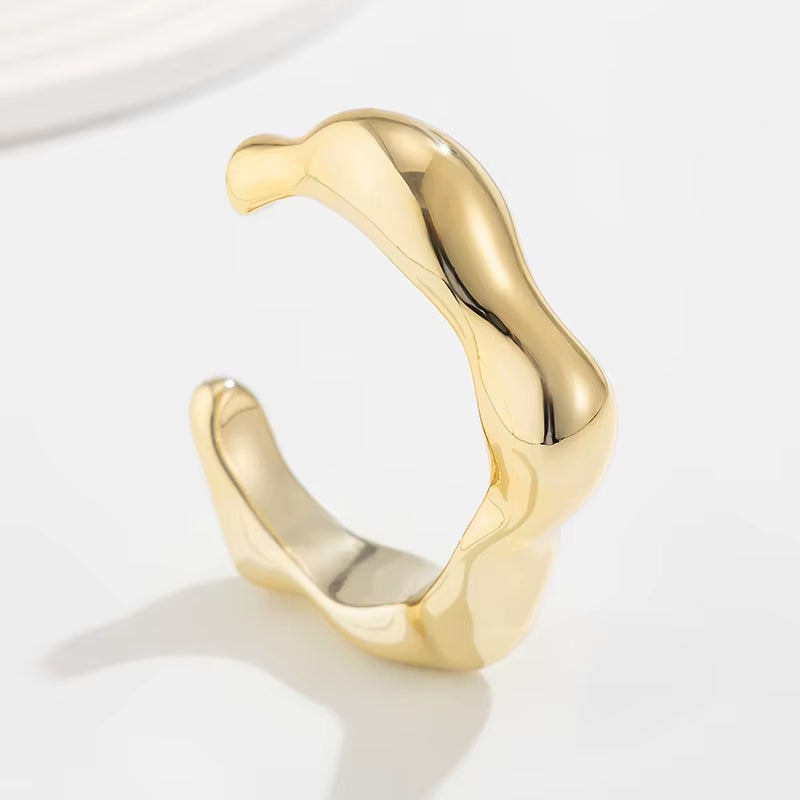Pulseras irregulares de moda para mujer, brazalete de plástico con personalidad , joyería de moda.