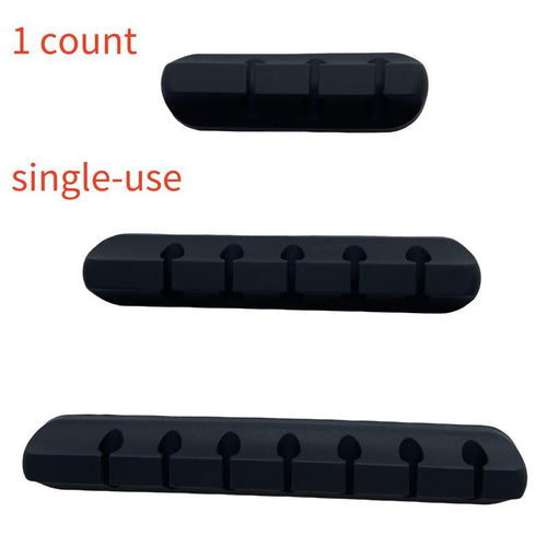 Desktop Cable Management Holder, 1 Set Silicone Cable Organizer, Cable Management Clip, Desk Organizer for Home Office, Office Accessories