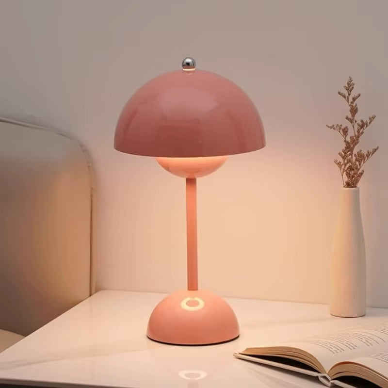 Modern Mushroom Night Light, Touch Color Changing Lamp, Bedroom Bedside Atmosphere Lamp, Home Decor Desktop Decorations